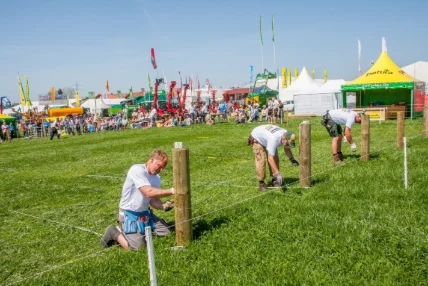 Le Salon de l'herbe accueille le 8ème Championnat de France de pose de clôture électrique