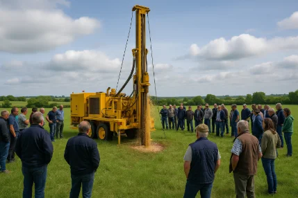Cap sur l’autonomie en eau : démonstration de forage en direct